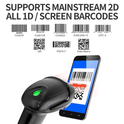 BW-360H Handheld Draht 1D 2D Barcode Scanner Barcode Reader für den Supermarkt