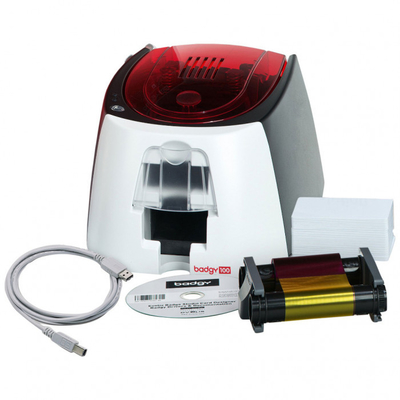 Evolis Badgy 100/200 Drucker Thermodirektdruck PVC-Kartendrucker mit Einseite